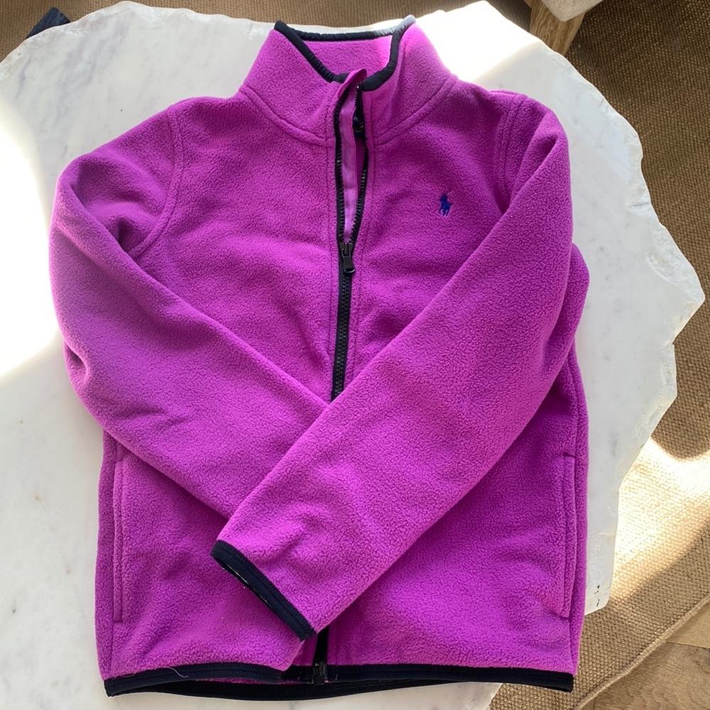 Polo Ralph Lauren zip up fleece (8-10)